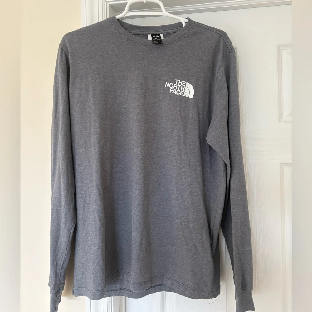 The North Face Men's Charcoal Long Sleeve Tee